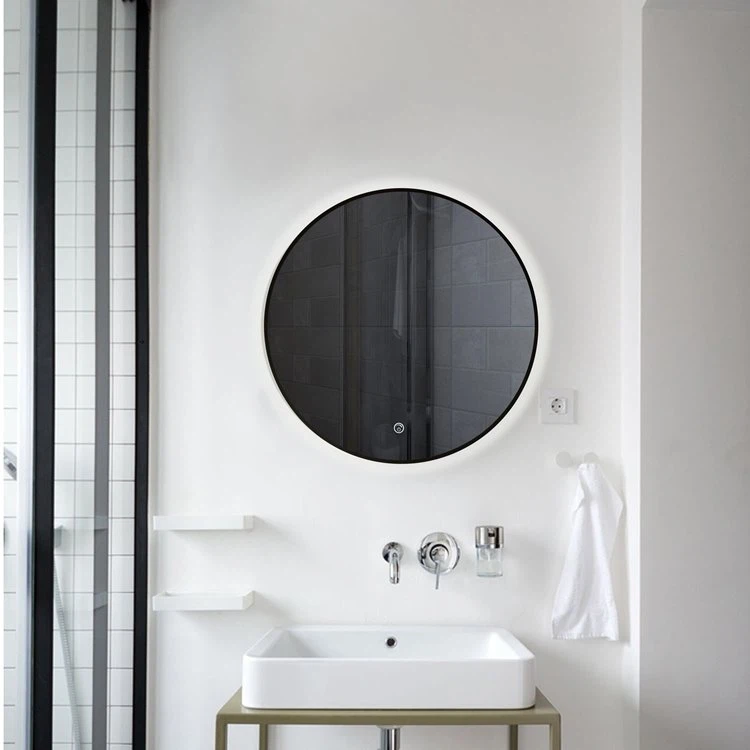 Round Backlit LED Mirror With Demister Round Backlit LED Mirror With Demister